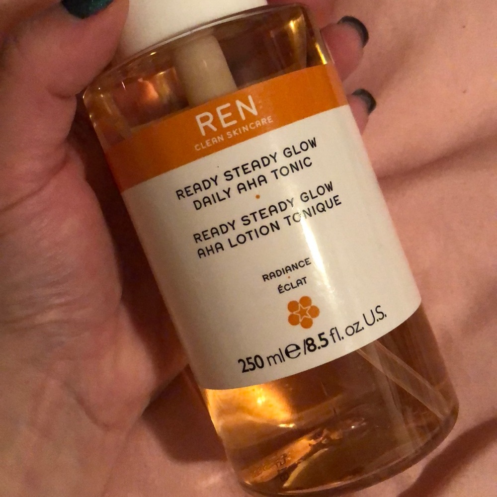 Ren ready steady glow daily tonic.